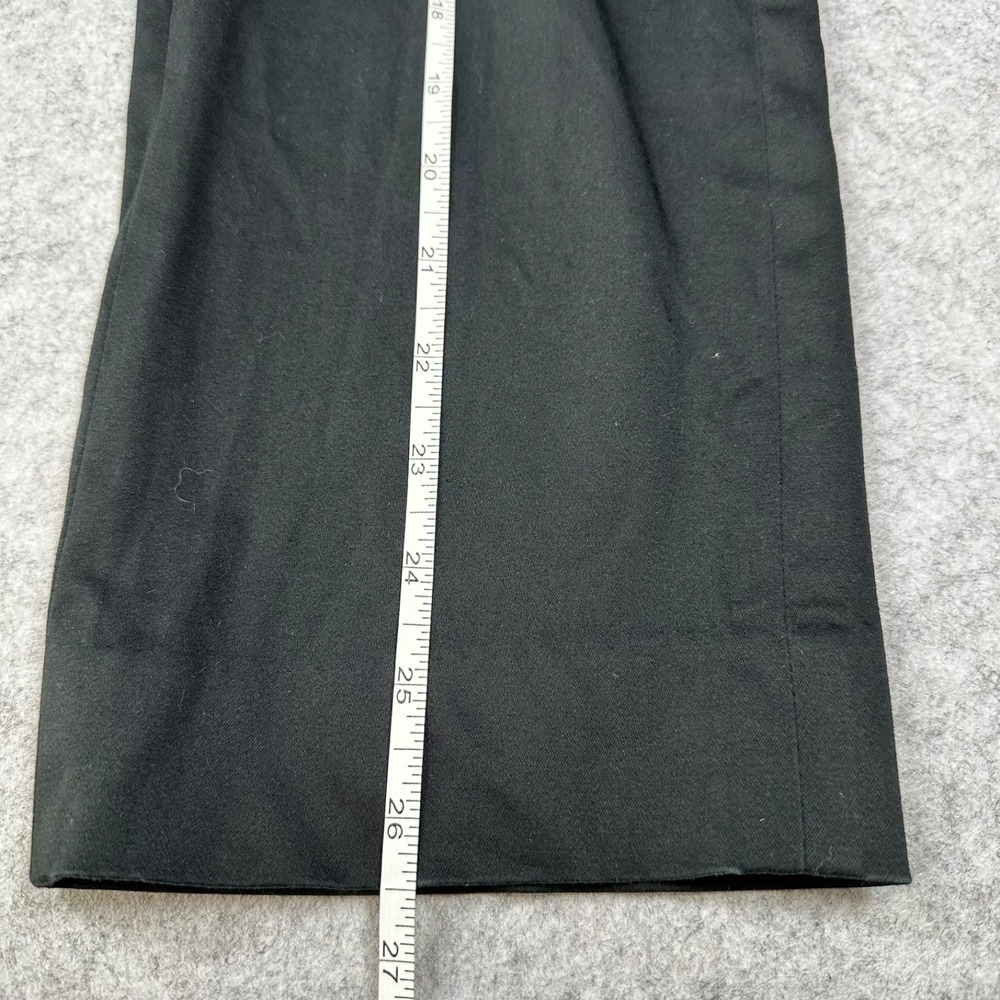 JONES NEW YORK Black Flat Front Straight Leg Stretch Chino Pants Women's 4P - Picture 9 of 10